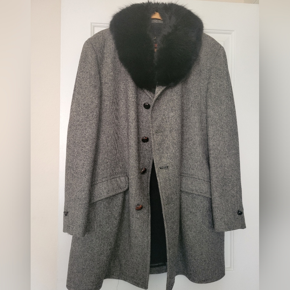Vintage McGregor Faux Fur Collar Coat